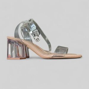 New Skool Vinyl  Ankle Strap Block sandal